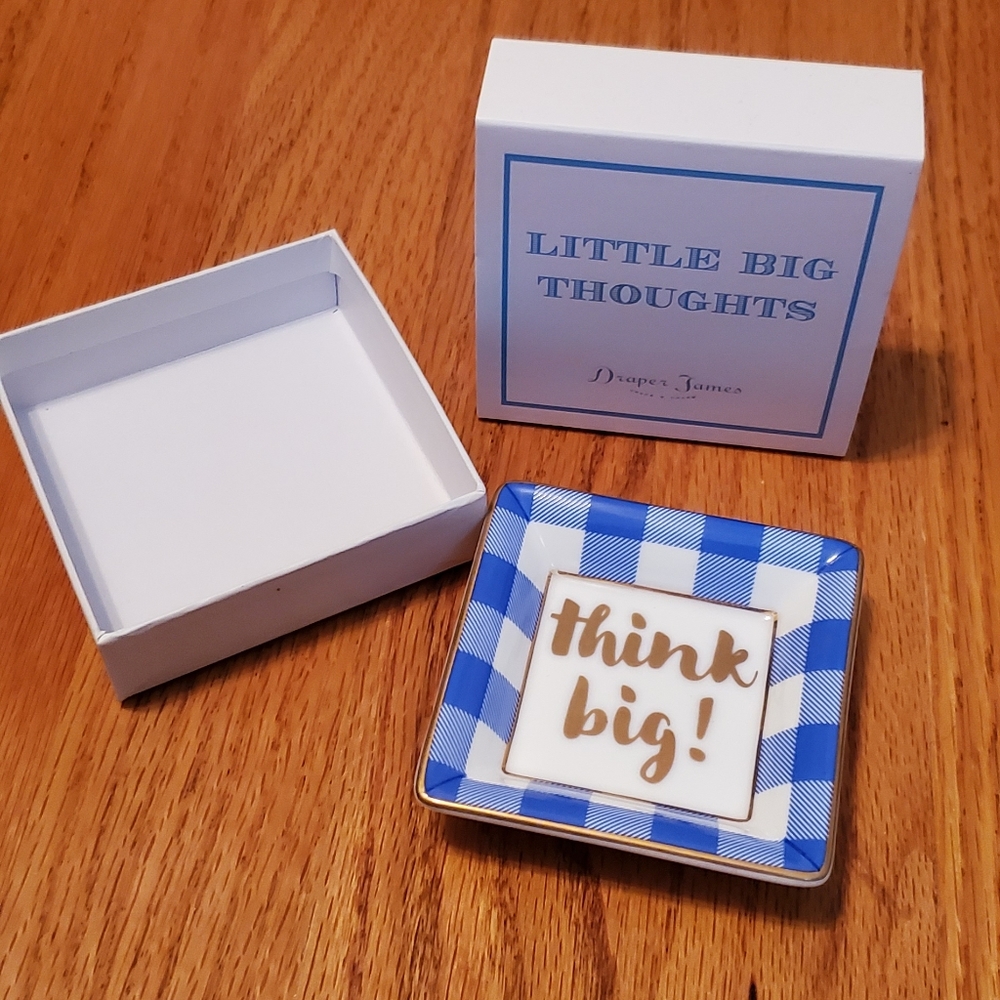 Draper James Little Big Thoughts Trinket Tray